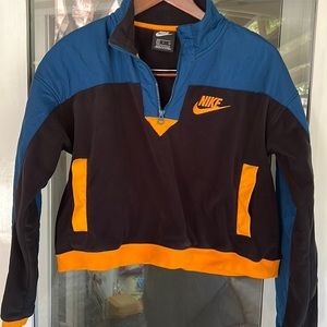 Nike Color block Cropped Sweatshirt